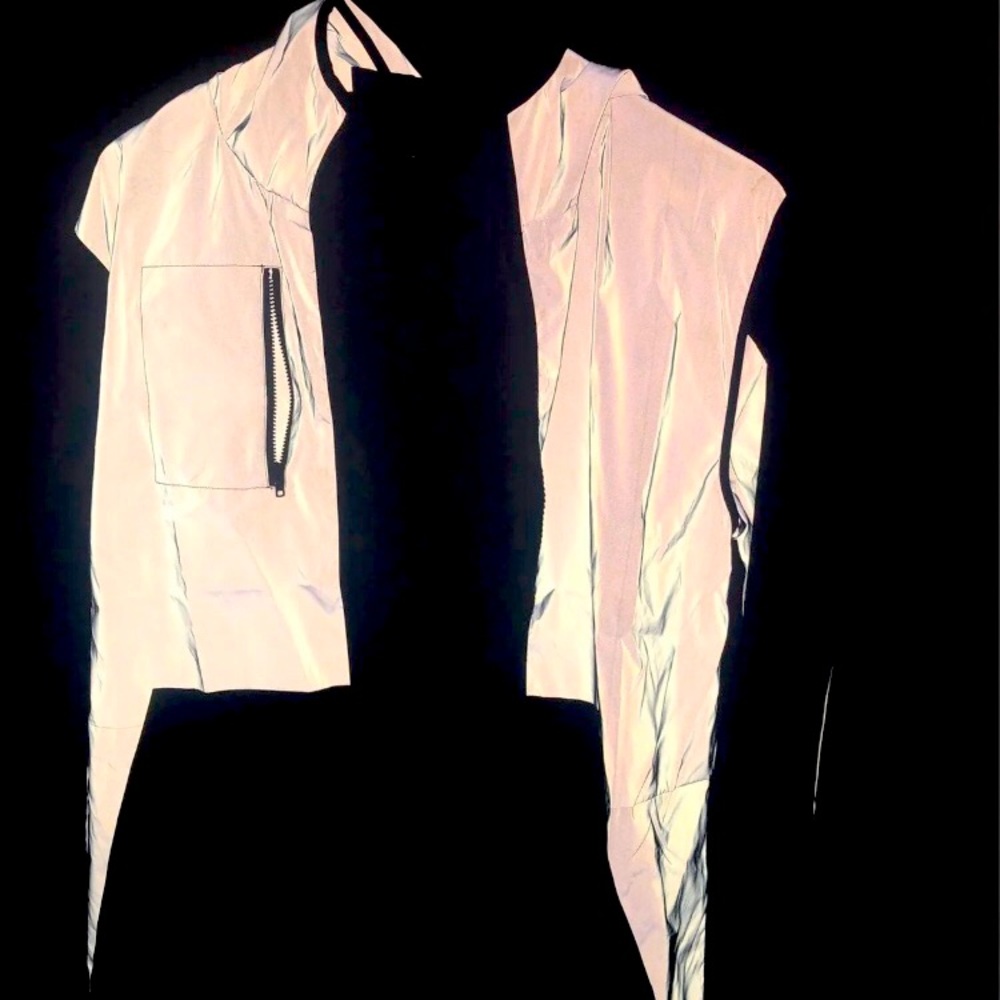 Silver reflective jacket